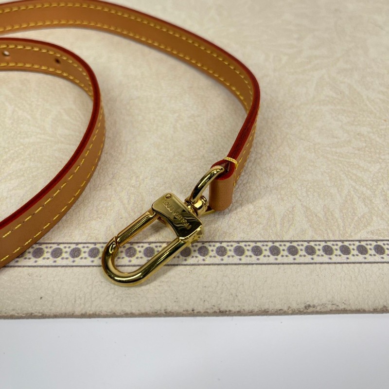 zzz LV路易威登  Speedy Nano 經典老花可拆卸可調節肩帶 棕色帆布塗層拼牛皮飾邊 枕頭包單肩斜挎手提包-13