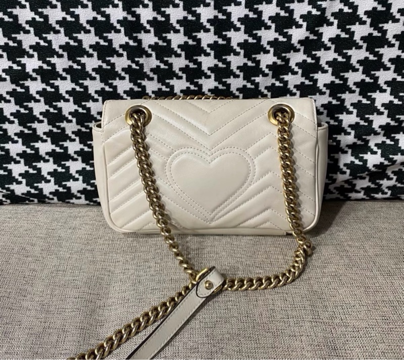 【94新 ✨ 全網最低價！】GUCCI古馳白金marmont馬蒙22單肩斜挎包-1