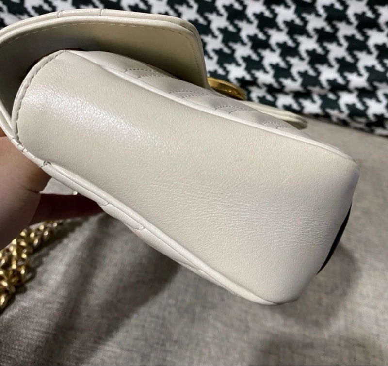 【94新 ✨ 全網最低價！】GUCCI古馳白金marmont馬蒙22單肩斜挎包-7