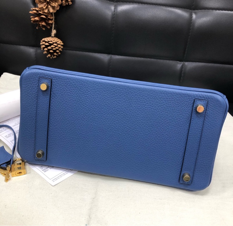【98%新✨經典保值款✨】Hermes/愛馬仕birkin30金扣togo皮 X刻-2