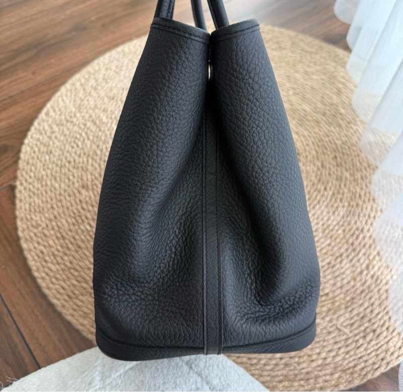 【98%新✨經典永不過時✨全網最便宜】愛馬仕Hermes花園黑色全皮36-3