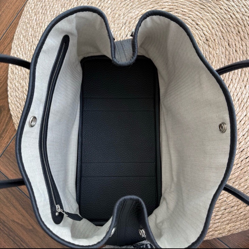 【98%新✨經典永不過時✨全網最便宜】愛馬仕Hermes花園黑色全皮36-6