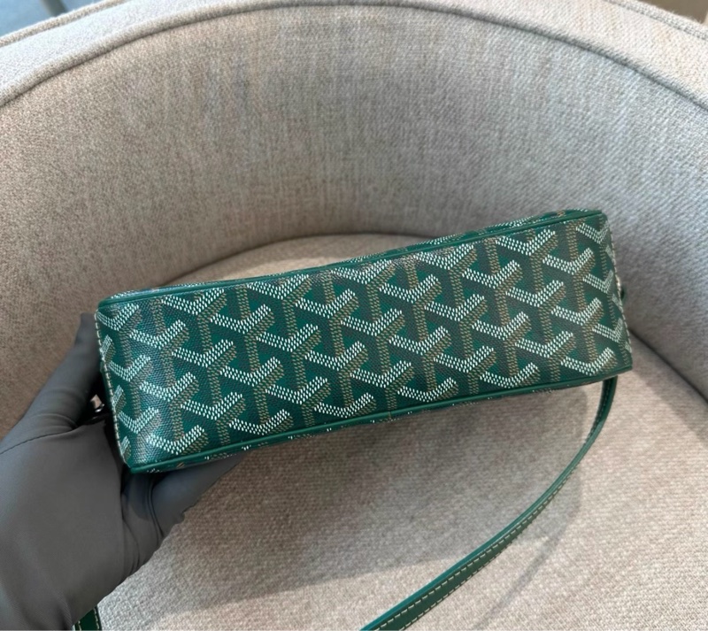 【97新 ✨ 全網最低價！】Goyard戈雅 Cap-Vert相機包 綠色老花 小號-3