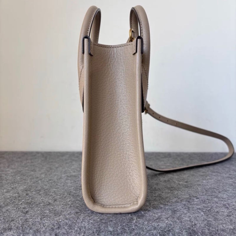 【97新 ✨ 全網最低價！】Gucci 燕麥色老花 mini托特琴譜包 肖戰同款-2