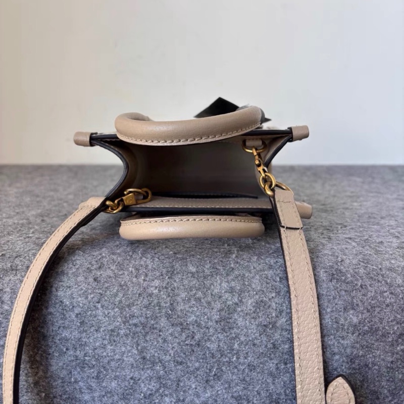 【97新 ✨ 全網最低價！】Gucci 燕麥色老花 mini托特琴譜包 肖戰同款-4