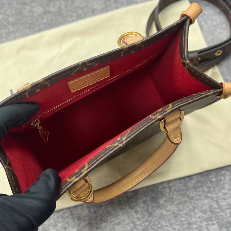 【97新 ✨ 全網最低價！】LV 老花琴譜包 sac plat BB托特手提斜挎包 芯片新款 (購買前先查❤️）-5