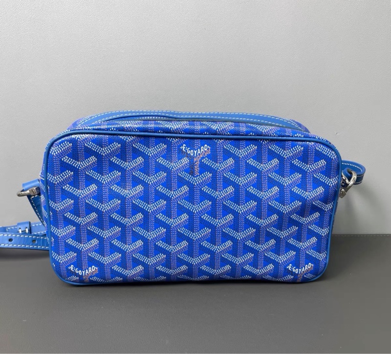【97新 ✨ 全網最低價！】Goyard戈雅 Cap-Vert相機包 藍色老花 小號-1
