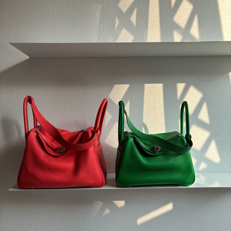 Hermes 竹子綠lindy26 🅁刻 封面的小馬吊飾不包含❗️-4