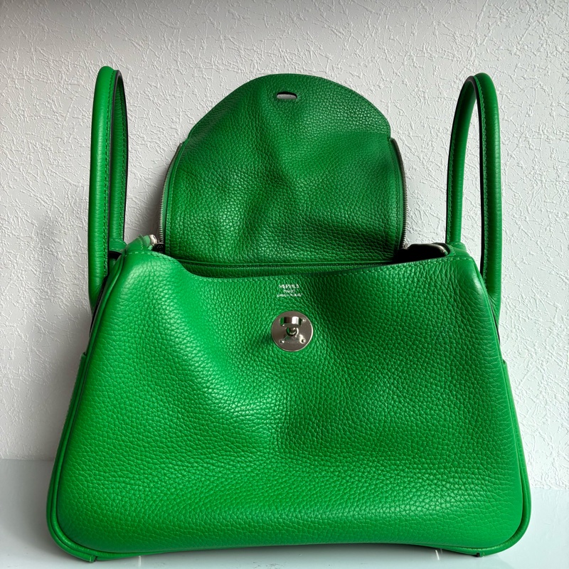 Hermes 竹子綠lindy26 🅁刻 封面的小馬吊飾不包含❗️-22