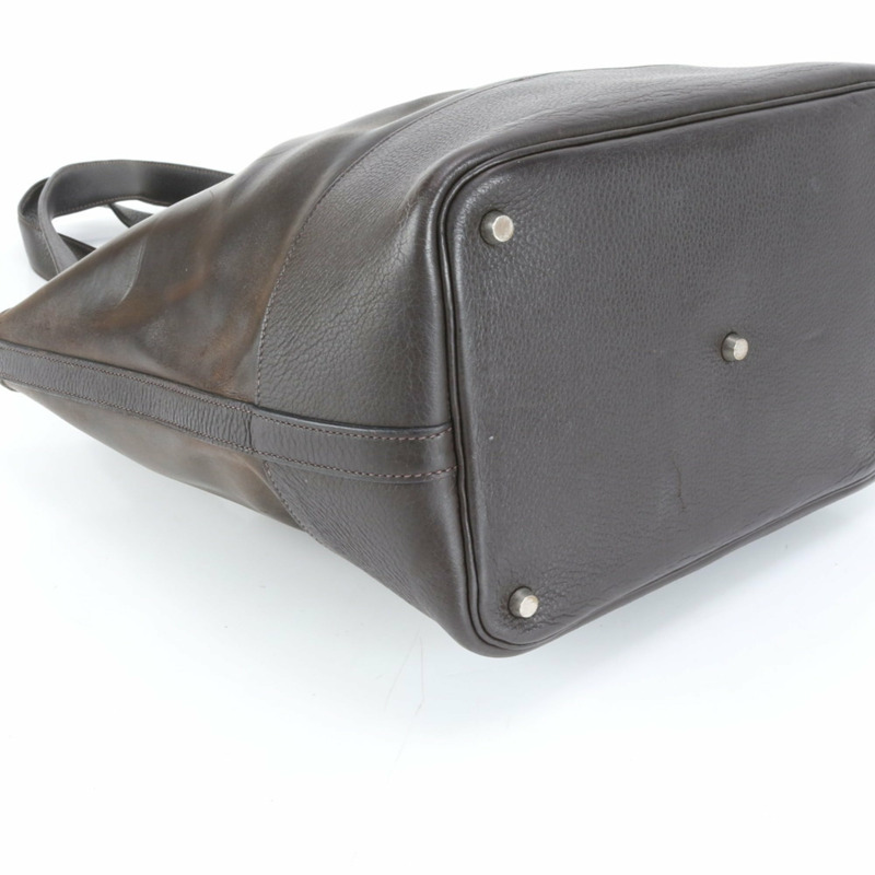 愛馬仕 Hermès F 壓印 Amazonia Picotin GM 皮革手提包/單肩包（女士）-3