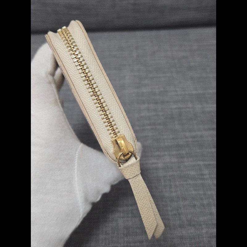 Louis Vuitton LV 路易威登 白色棋盤格拉鍊長夾-12