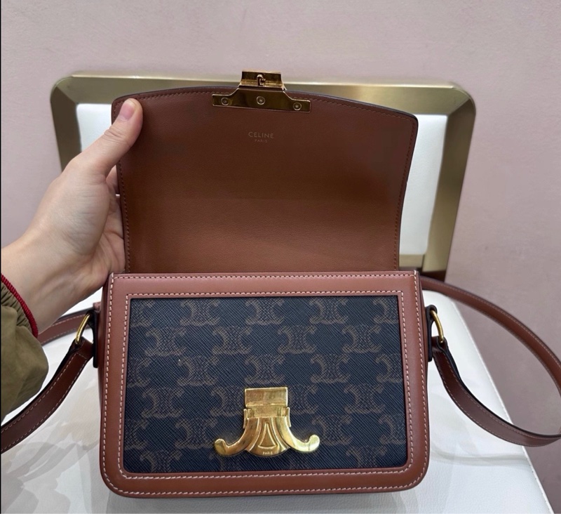 【96新 ✨ 全網最低價！】Celine teen 凱旋門老花單肩包  (購前查詢庫存❗️）-6