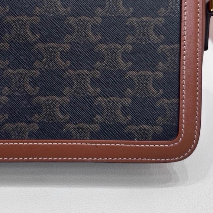 【96新 ✨ 全網最低價！】Celine teen 凱旋門老花單肩包  (購前查詢庫存❗️）-10