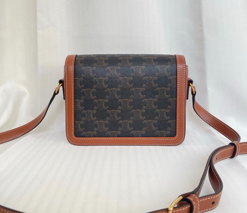 【96新 ✨ 全網最低價!】Celine teen 凱旋門老花單肩包 (購前查詢庫存❗️)-1