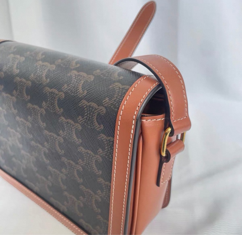 【96新 ✨ 全網最低價!】Celine teen 凱旋門老花單肩包 (購前查詢庫存❗️)-8