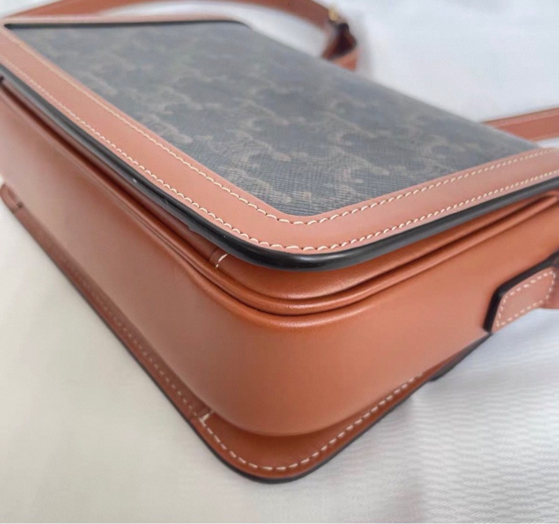 【96新 ✨ 全網最低價!】Celine teen 凱旋門老花單肩包 (購前查詢庫存❗️)-10