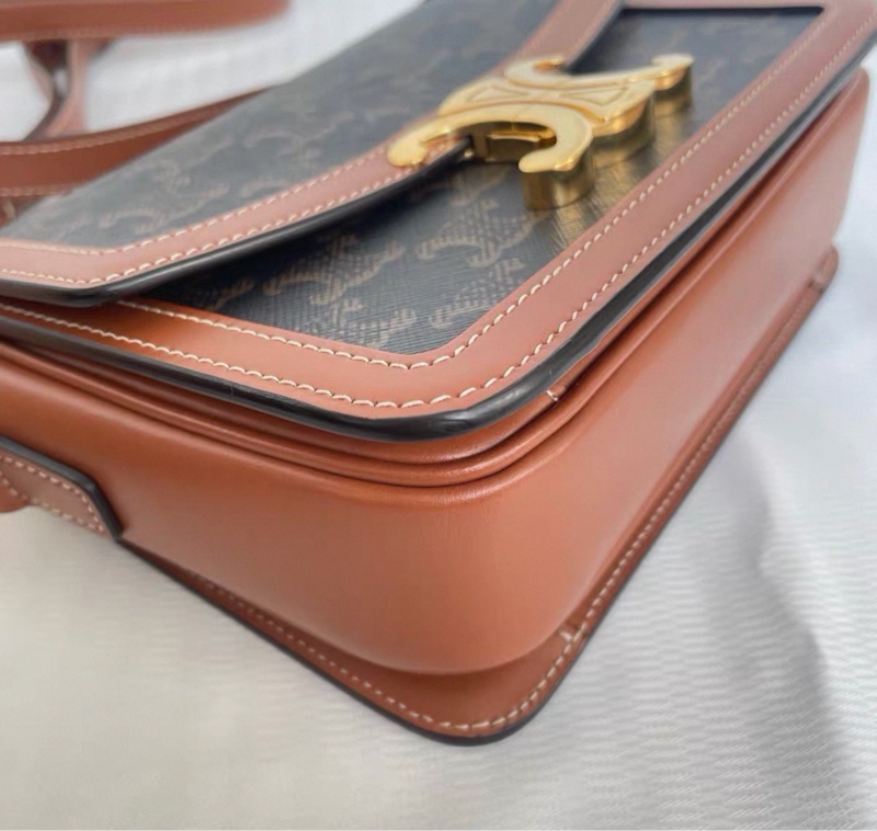 【96新 ✨ 全網最低價!】Celine teen 凱旋門老花單肩包 (購前查詢庫存❗️)-11