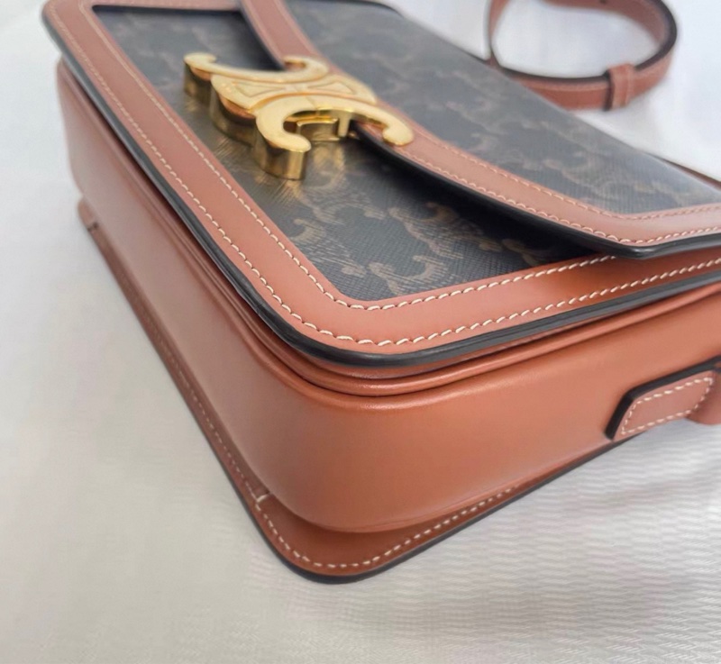 【96新 ✨ 全網最低價!】Celine teen 凱旋門老花單肩包 (購前查詢庫存❗️)-12