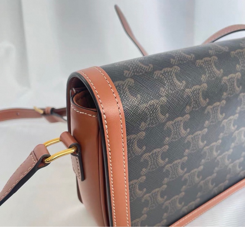 【96新 ✨ 全網最低價!】Celine teen 凱旋門老花單肩包 (購前查詢庫存❗️)-14