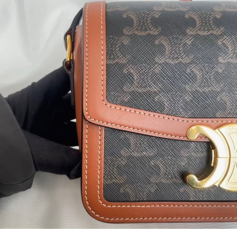 【96新 ✨ 全網最低價!】Celine teen 凱旋門老花單肩包 (購前查詢庫存❗️)-18