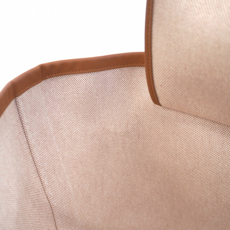 愛馬仕 Hermès Steeple 28 Toile H 米色手提包，女士，B 印章-6