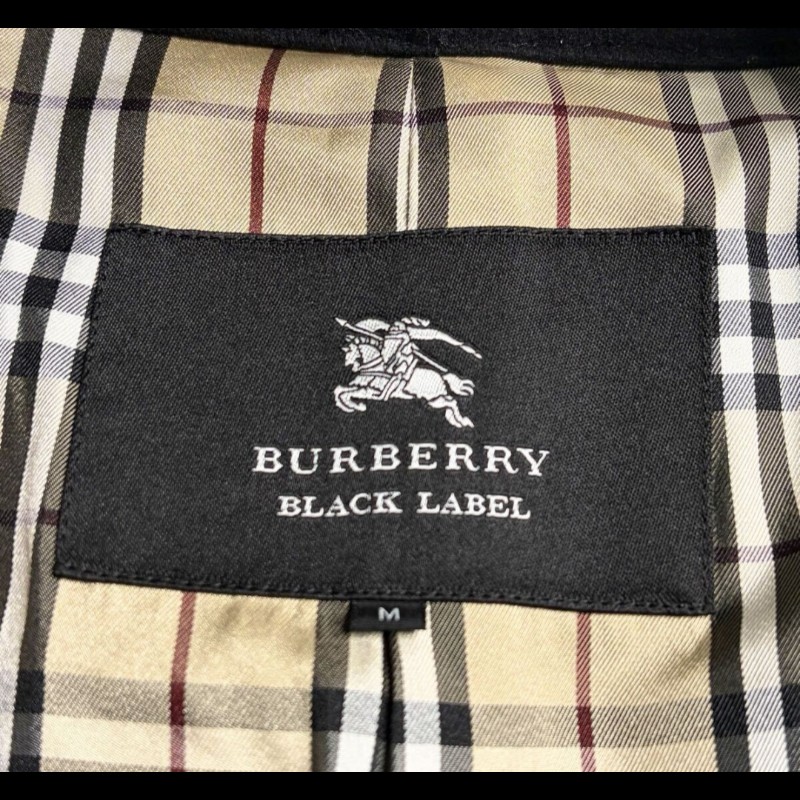 日本二手／Burberry ／時尚男神拿破崙羊毛大衣-4