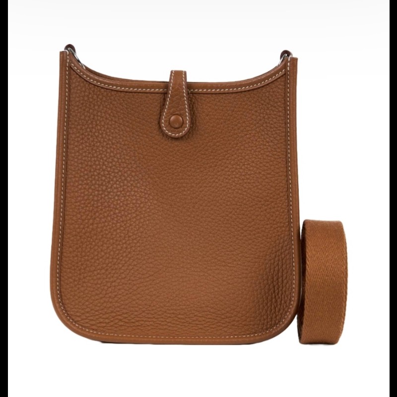 Hermes mini evelyne Bag 金棕金-7