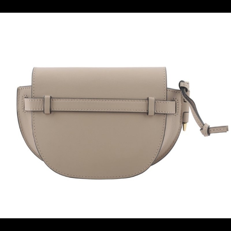 Loewe  gate mini 馬鞍包 燕麥色-10