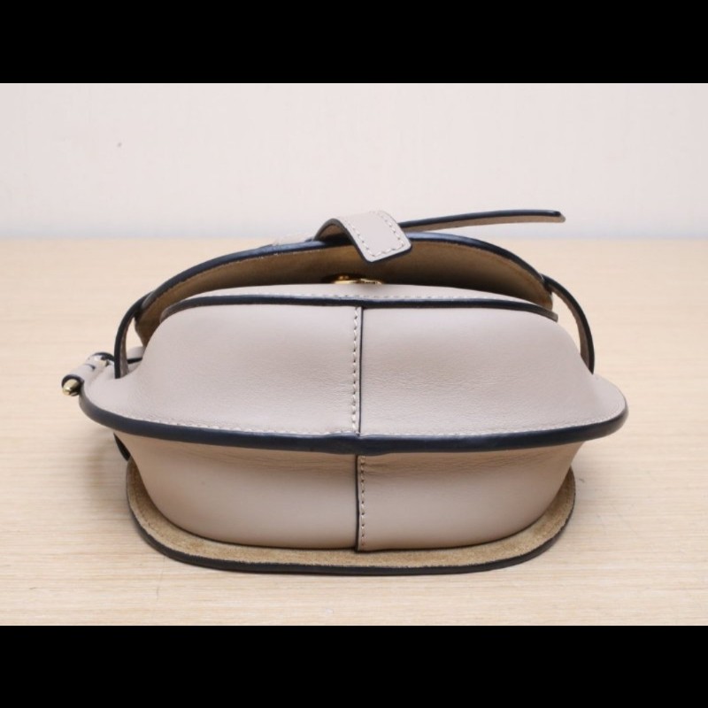 Loewe  gate mini 馬鞍包 燕麥色-16