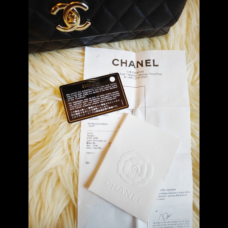 Chanel coco Handle 28口蓋包-21