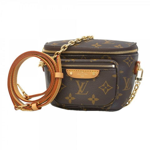 路易威登 Monogram 迷你腰包 M82335 棕色 女士單肩包