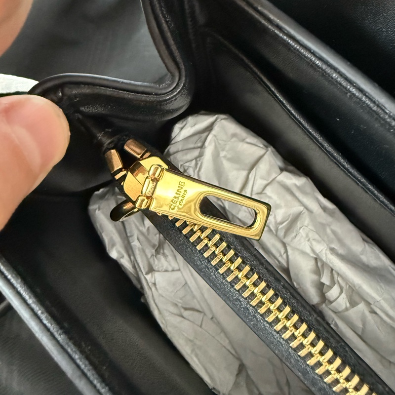Celine 16 mini黑色手提肩背包-20
