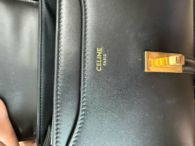 Celine 16 mini黑色手提肩背包-23