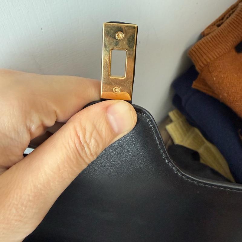 Celine 16 mini黑色手提肩背包-25