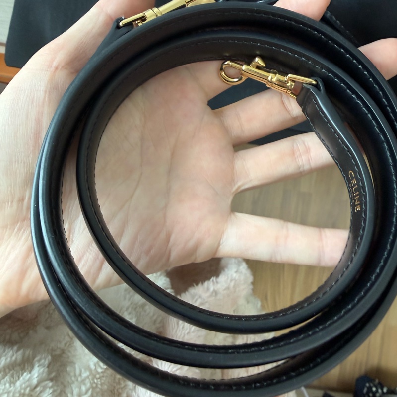 Celine 16 mini黑色手提肩背包-32