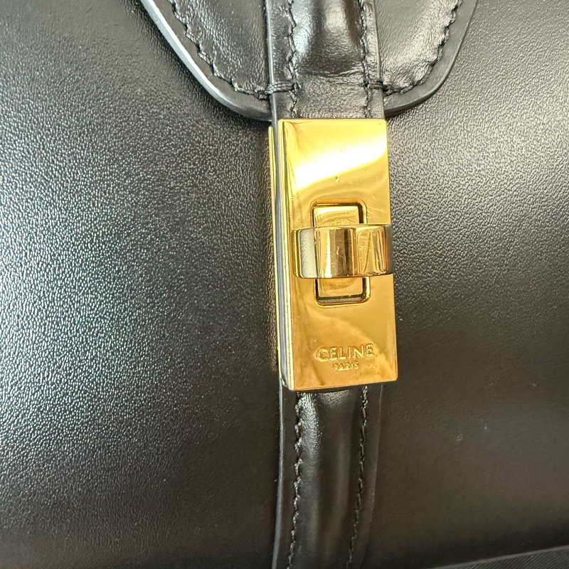 Celine 16 mini黑色手提肩背包-39