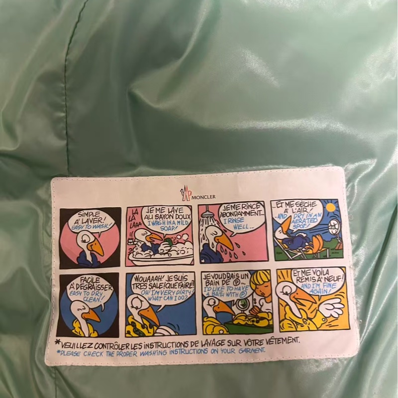 亮面尼龍羽絨moncler-3
