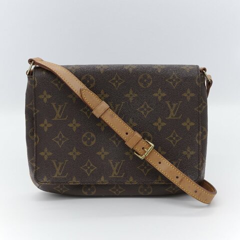Louis Vuitton 路易威登 Musette Tango 經典老花 帆布 肩背包