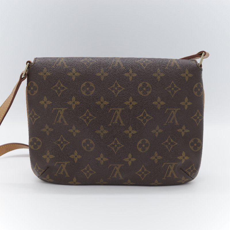 Louis Vuitton 路易威登 Musette Tango 經典老花 帆布 肩背包-3