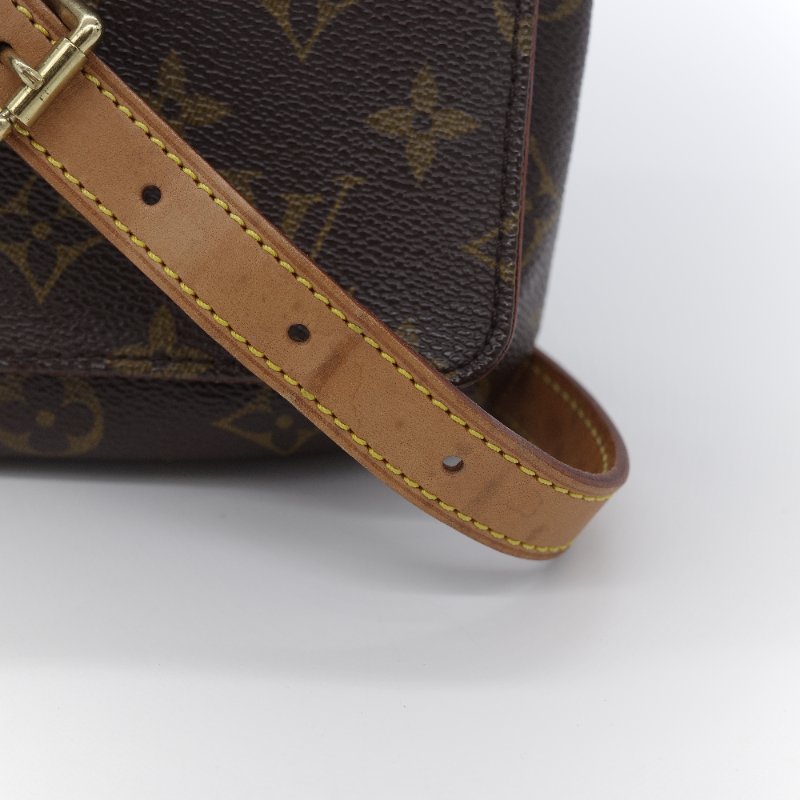 Louis Vuitton 路易威登 Musette Tango 經典老花 帆布 肩背包-7