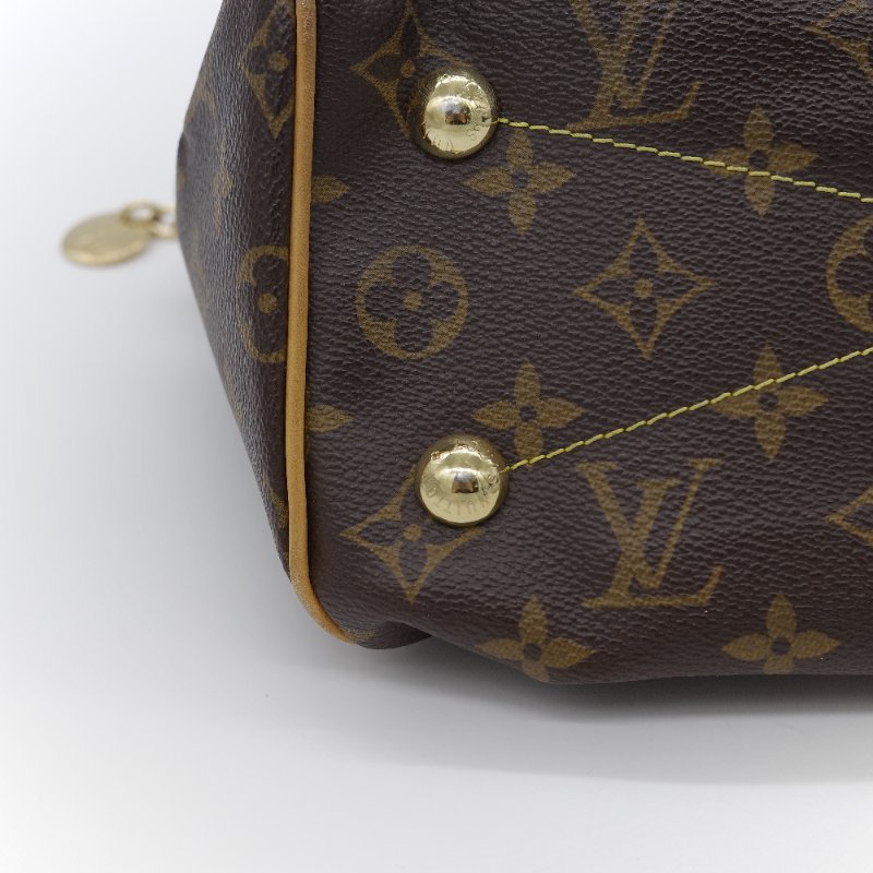 Louis Vuitton 路易威登 Tivoli PM經典老花 帆布 手提包-10