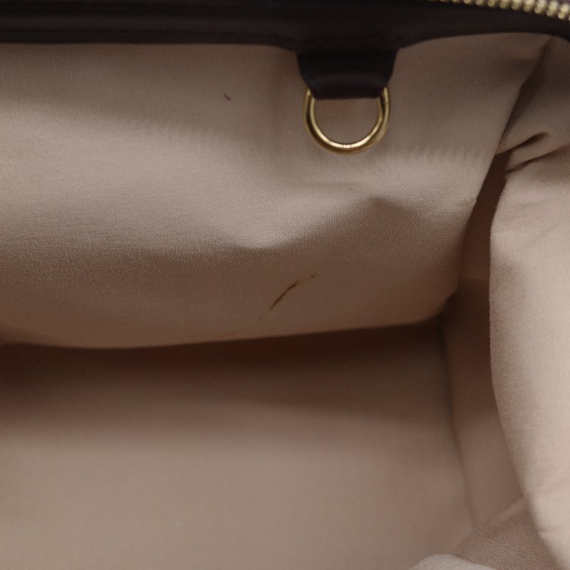 Louis Vuitton 路易威登 Josephine PM 粉紅色  單寧 老花 帆布手提包 醫生包-12