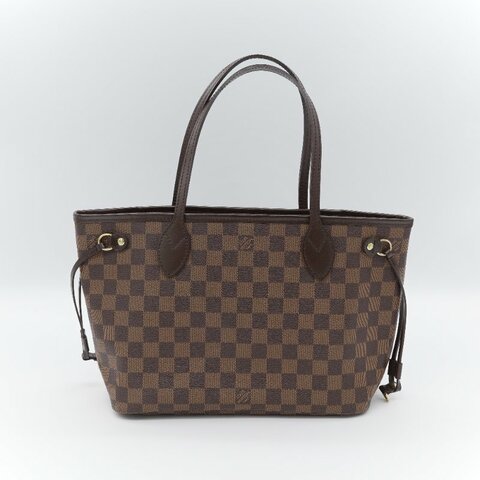 Louis Vuitton 路易威登 Neverfull PM 經典老花 帆布  肩背包 托特包