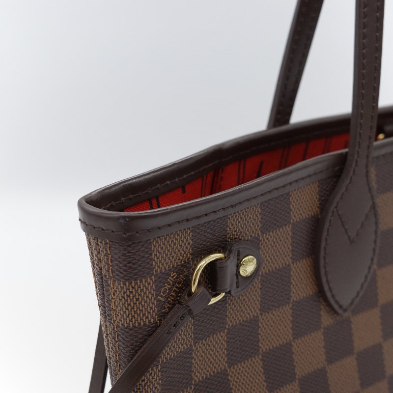 Louis Vuitton 路易威登 Neverfull PM 經典老花 帆布  肩背包 托特包-5