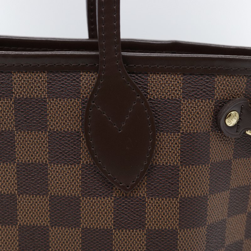 Louis Vuitton 路易威登 Neverfull PM 經典老花 帆布  肩背包 托特包-6