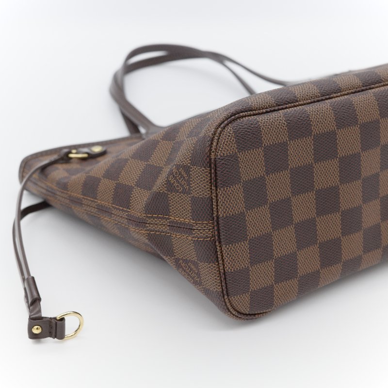 Louis Vuitton 路易威登 Neverfull PM 經典老花 帆布  肩背包 托特包-11