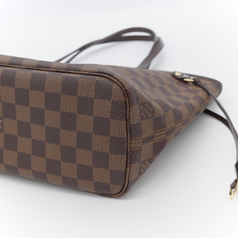 Louis Vuitton 路易威登 Neverfull PM 經典老花 帆布  肩背包 托特包-12