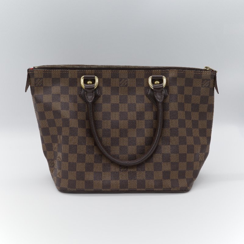 Louis Vuitton 路易威登 Saleya PM 經典 Damier Ebene 棋盤格帆布  托特包-2