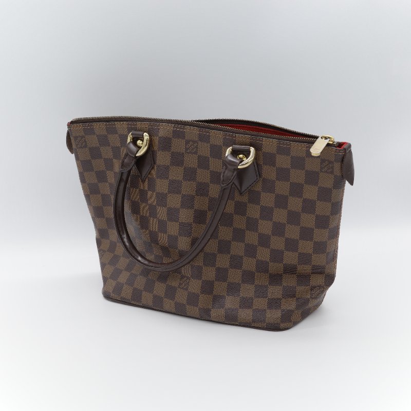 Louis Vuitton 路易威登 Saleya PM 經典 Damier Ebene 棋盤格帆布  托特包-3