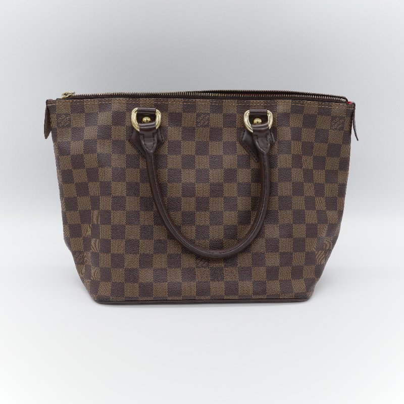 Louis Vuitton 路易威登 Saleya PM 經典 Damier Ebene 棋盤格帆布  托特包-4
